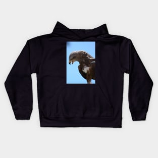 Red Tailed Hawk Kids Hoodie